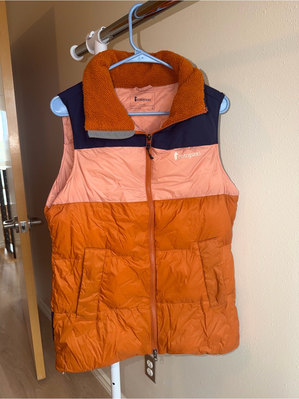 Cotopaxi Women’s Colorblock Orange Quilted Vest